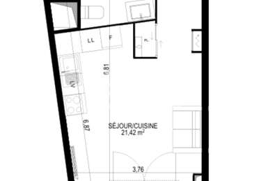 Appartement 1 pièces 118000 €