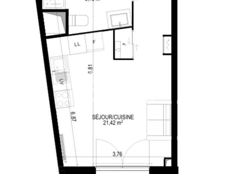T1 - MONTEUX - 27 m² - avec terrasse et parking - — photo 1