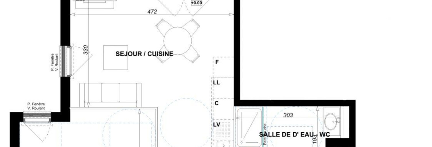 Appartement 2 Pièces 44 m² à vendre à Antibes (06600)