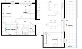 Appartement 4 Pièces 93 m² à vendre à Antibes (06600)