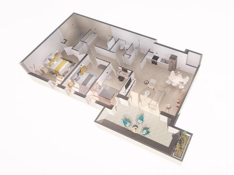 Vente Appartement 4 pièces — photo 1
