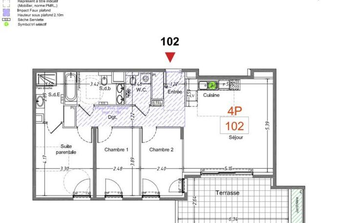 Vente Appartement 4 pièces — photo 3