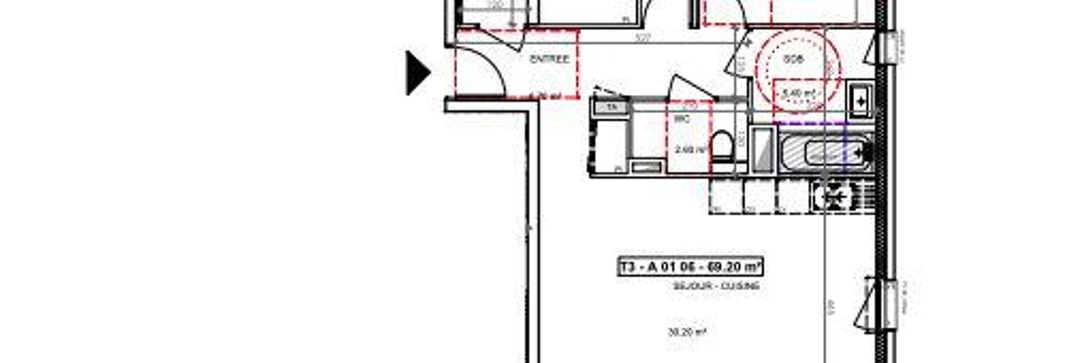 Appartement 3 Pièces 69 m² à vendre à Saint-Paul-de-Varces (38760)
