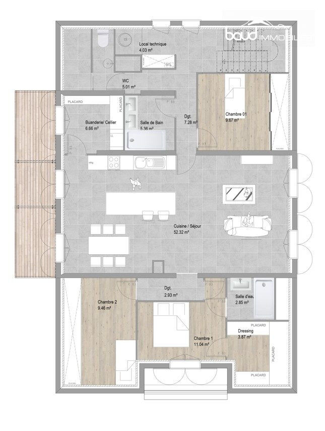 Appartement  T4 à vendre Villard-de-Lans 38250