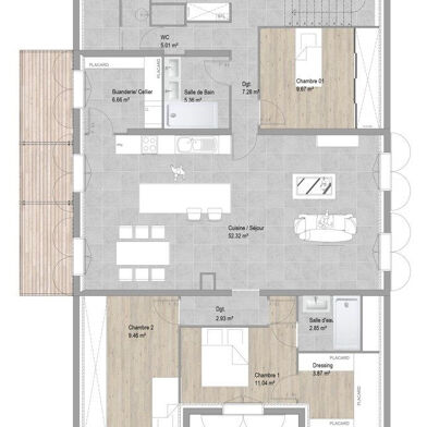 Appartement 4 pièces 310000 €