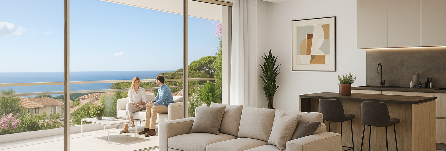 Appartement neuf T2, T3 Pièce 40 à 66 m² à vendre à Antibes (06600)