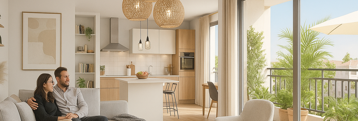 Appartement neuf T2, T3 Pièce 42 à 63 m² à vendre à Cagnes-sur-Mer (06800)