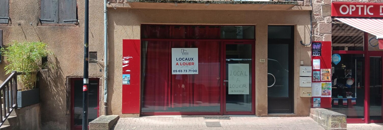 Commerce  40 m² à louer à Marcillac-Vallon (12330)
