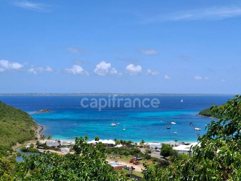 TERRAIN CONSTRUCTIBLE À VENDRE AVEC VUE MER ET MARINA D'ANSE MARCEL, SAINT MARTIN (97150) — photo 1