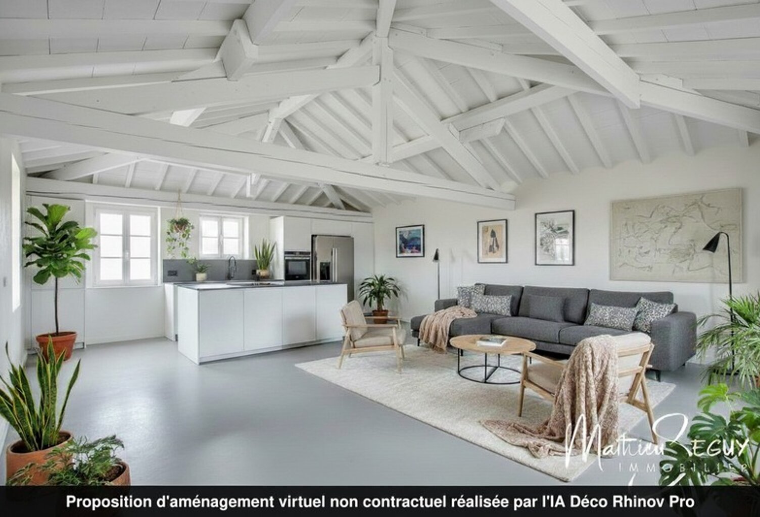 GREZIEU LA VARENNE plateau appartement T3 de 62,98 m² avec 2 stationnements — photo 1