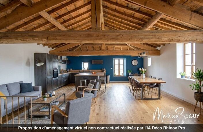 GREZIEU LA VARENNE plateau appartement T3 de 62,98 m² avec 2 stationnements — photo 4