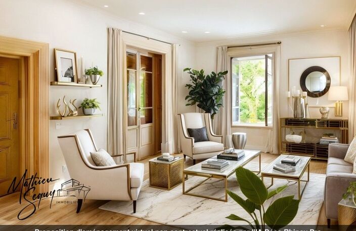 GREZIEU LA VARENNE Plateau  T4/T5 de 110,73 m² avec jardin sud de 84.88 m² avec 2 stationnements — photo 2