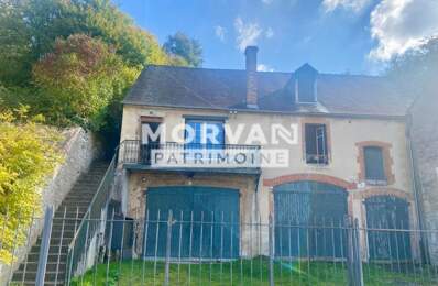 CHATILLON-EN-BAZOIS : MAISON DE BOURG 102.56 m 2 avec grenier aménageable, dépendances 137.86 m2, cour et jardin 858 m2 - 71000 € — photo du bien