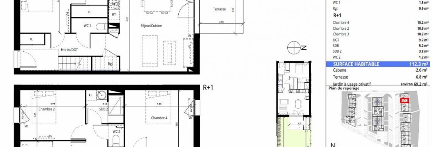 Maison 5 Pièces 112 m² à vendre à Messanges (40660)