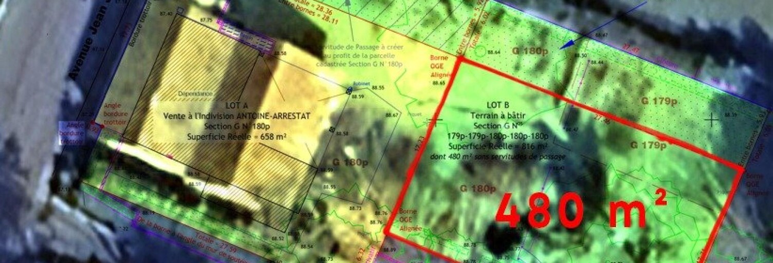 Terrain  480 m² à vendre à Villeneuve-de-Marsan (40190)