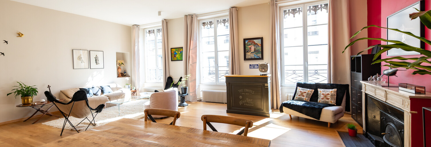 Appartement 3 Pièces 97 m² à vendre à Lyon 2 (69002)