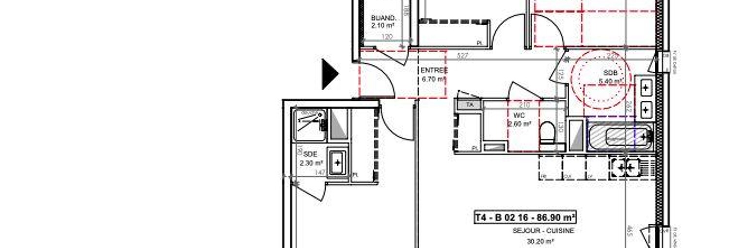 Appartement 4 Pièces 86 m² à vendre à Saint-Paul-de-Varces (38760)