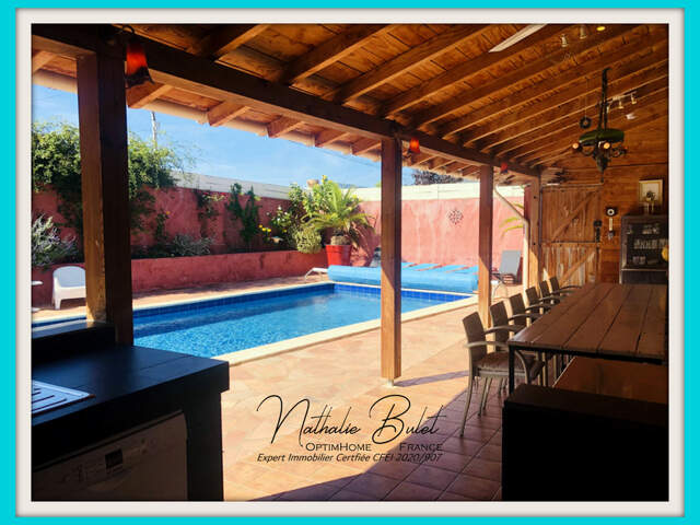 Villa 200 m² habitables – Terrain arboré, piscine et grand garage — photo du bien