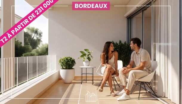Appartement 2 pièces  à vendre Bordeaux 33100