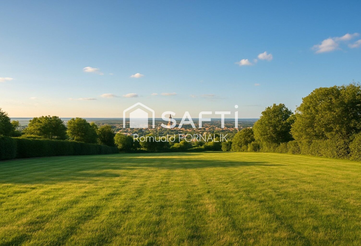 Terrain 1900m²  Vue dominante Arras  Sud — photo 1
