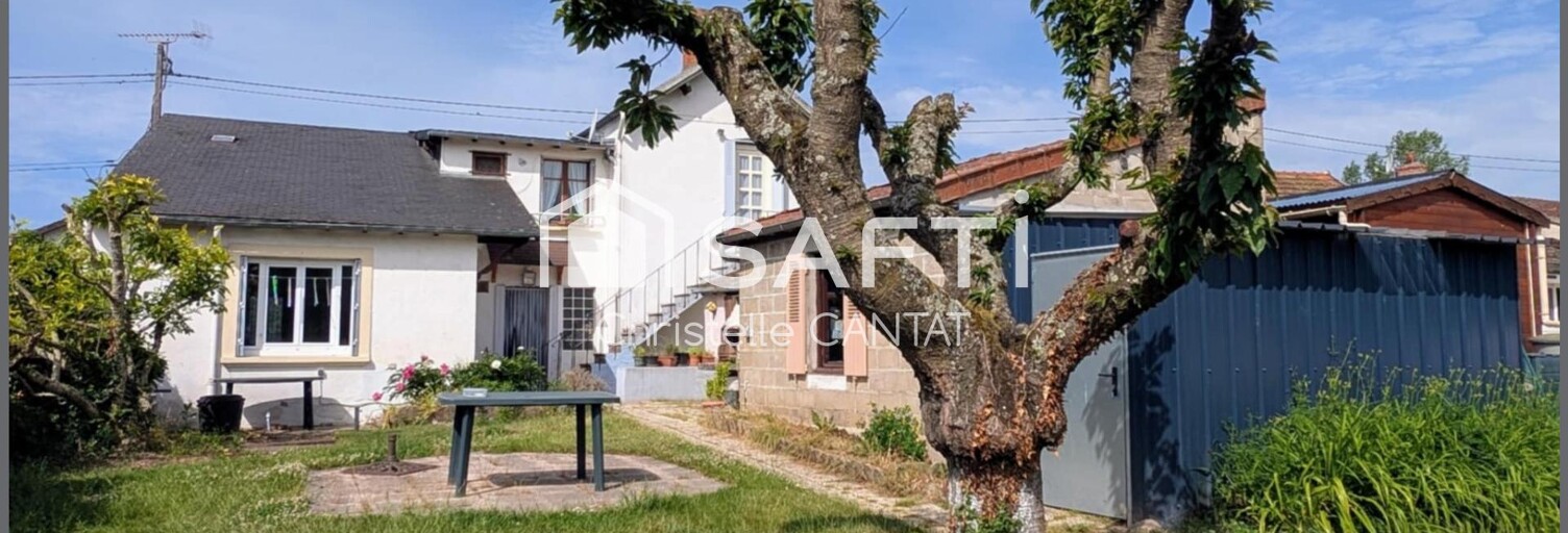 Maison 6 Pièces 123 m² à vendre à Bézenet (03170)