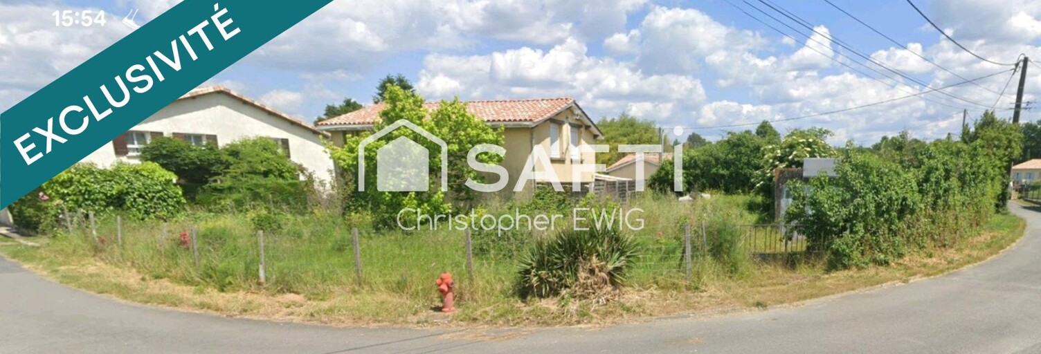 Terrain  520 m² à vendre à Chamadelle (33230)
