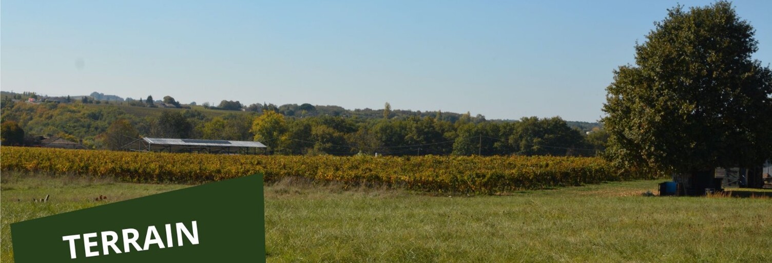 Terrain  1106 m² à vendre à Pellegrue (33790)