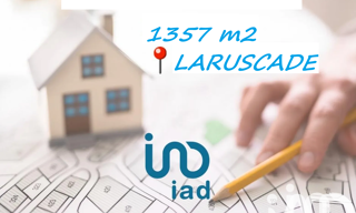 Terrain  1357 m² à vendre à Laruscade (33620)