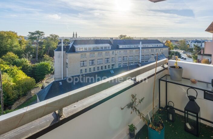 Caen - Grand T2 lumineux avec terrasses  - 64.16 m2 - 1 chambre - 5ème étage avec ascenseur - Garage fermé — photo 3