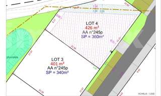 Terrain  340 m² à vendre à Vallons-de-l'Erdre (44540)