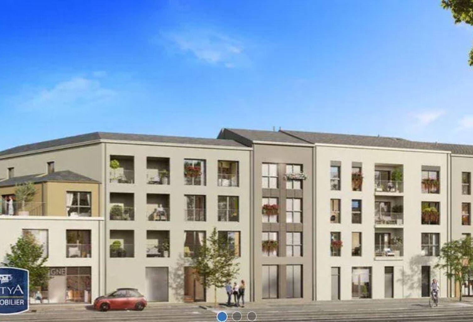 Location appartement 1 pièce 30 m² à Tours (37100) — photo 1