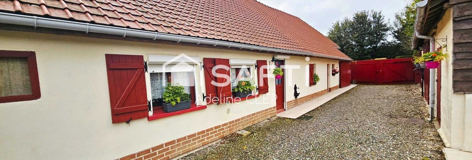 Maison 6 Pièces 100 m² à vendre à Thiembronne (62560)