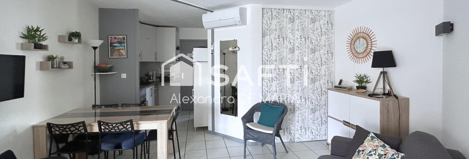 Appartement 2 Pièces 36 m² à vendre à Le Barcarès (66420)