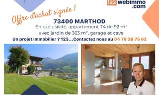 Appartement 4 Pièces 92 m² à vendre à Marthod (73400)