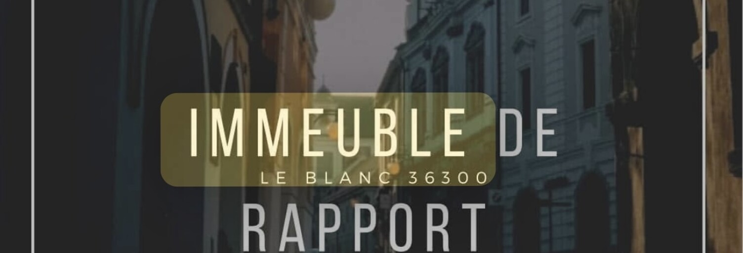 Immeuble  158 m² à vendre à Le Blanc (36300)