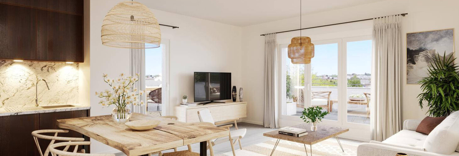 Appartement neuf T3, T4 Pièce 54 à 76 m² à vendre à Dijon (21000)