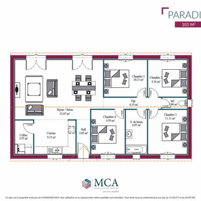 Maison 5 pièces 212000 €