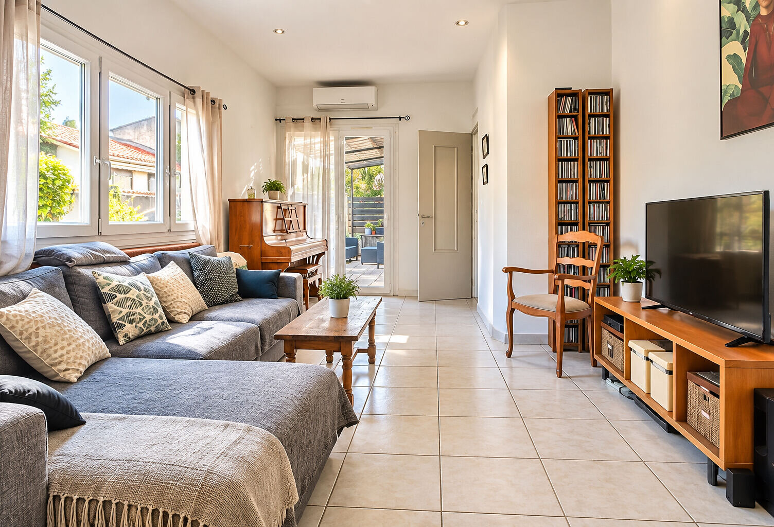 MARIGNANE ? MAISON DE PLAIN-PIED 120 M² ? 4 CHAMBRES ? TERRAIN 551 M² ? PANNEAUX SOLAIRES ? AU CALME — photo 1