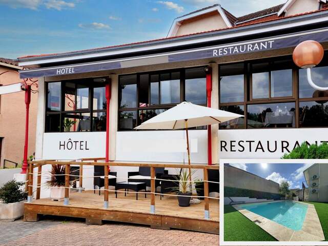 HÔTEL RESTAURANT AVEC PISCINE — photo du bien