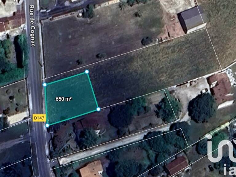 Vente Terrain à bâtir 650 m&sup2; — photo 1