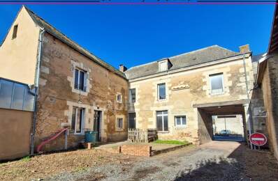 Maison de bourg à vendre 7 pièces SAINT VINCENT DU LOROUER (72) possibilité 2 logements — photo du bien
