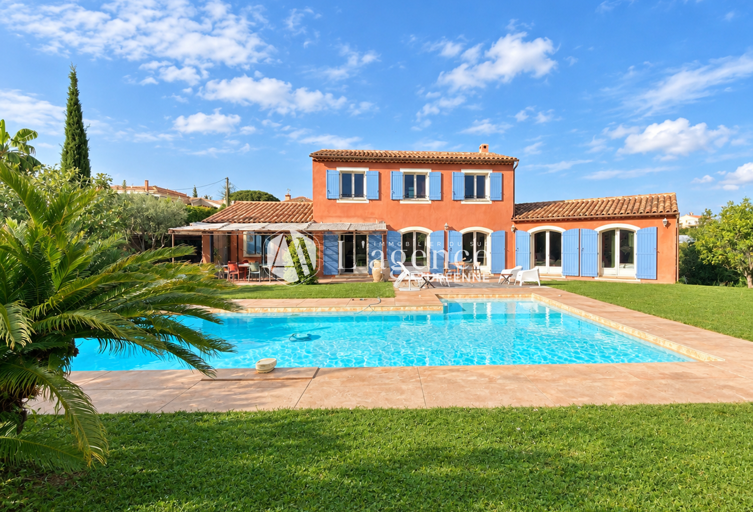 VILLA - CAGNES SUR MER - PISCINE - CALME  - VUE MER — photo 1