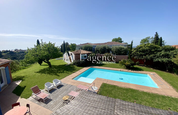 VILLA - CAGNES SUR MER - PISCINE - CALME  - VUE MER — photo 2
