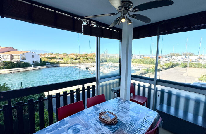 ACHAT - ST CYPRIEN PLAGE - APPARTEMENT VUE SUR LA MARINA  AVEC PISCINE — photo 2