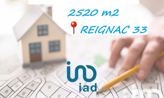 Terrain  2520 m² à vendre à Reignac (33860)