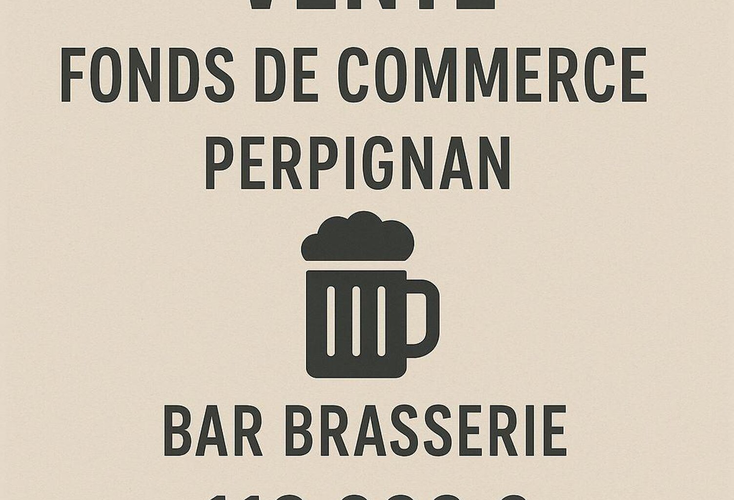 Vente Bar-brasserie 150 m&sup2; — photo 1