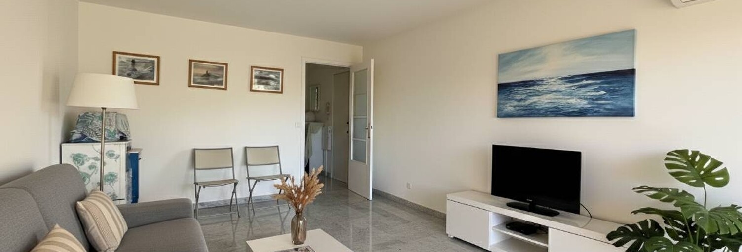 Appartement 2 Pièces 38 m² à vendre à Cagnes-sur-Mer (06800)