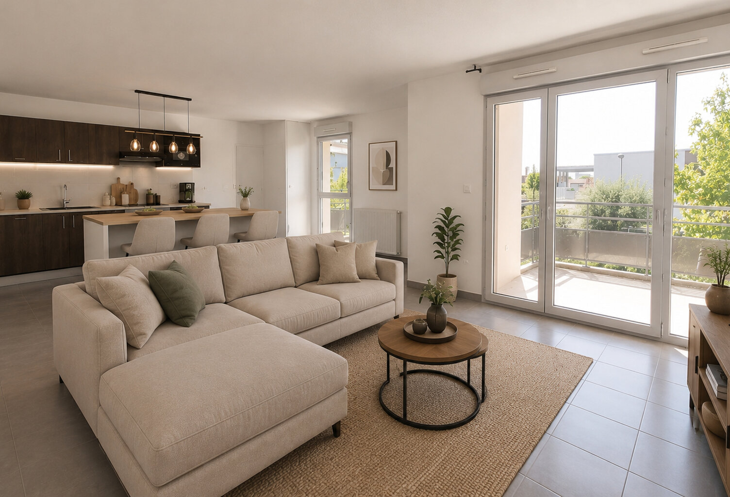 Blagnac - Appartement T4 - 91m² - 2 terrasses et 2 places de parking — photo 1