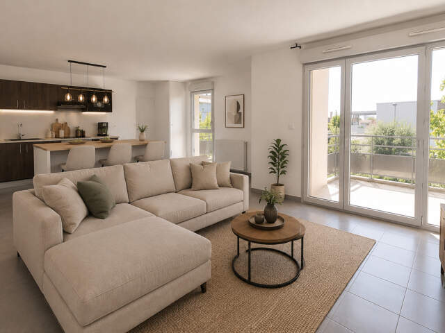 Blagnac - Appartement T4 - 91m² - 2 terrasses et 2 places de parking — photo du bien