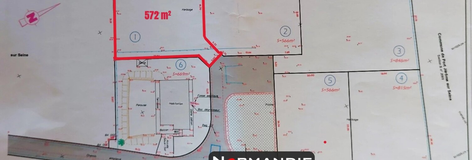 Terrain  572 m² à vendre à Port-Jérôme-sur-Seine (76330)